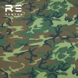 Tela táctica ripstop ERDL NYCO para uniformes