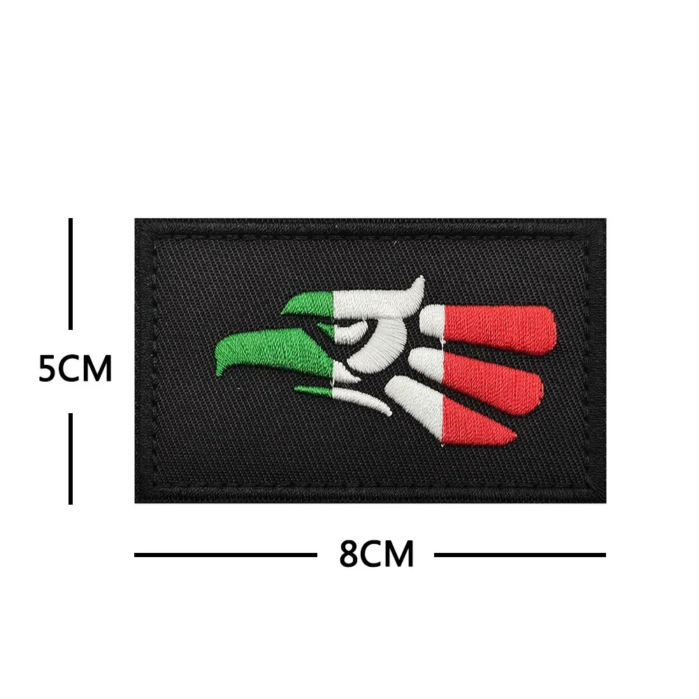 Parche aplicado en mochila militar