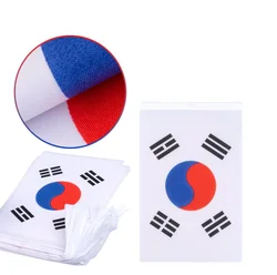 Bandera decorativa coreana poliéster exterior interior – alta calidad 14x21cm