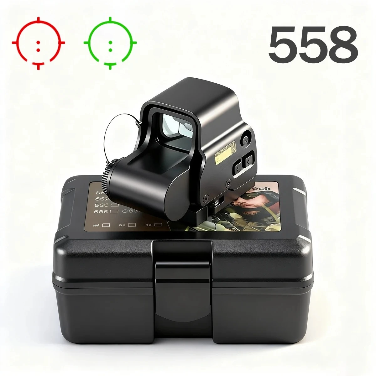 Mira holográfica 558 con ampliador G33 3X para airsoft - imagen 3