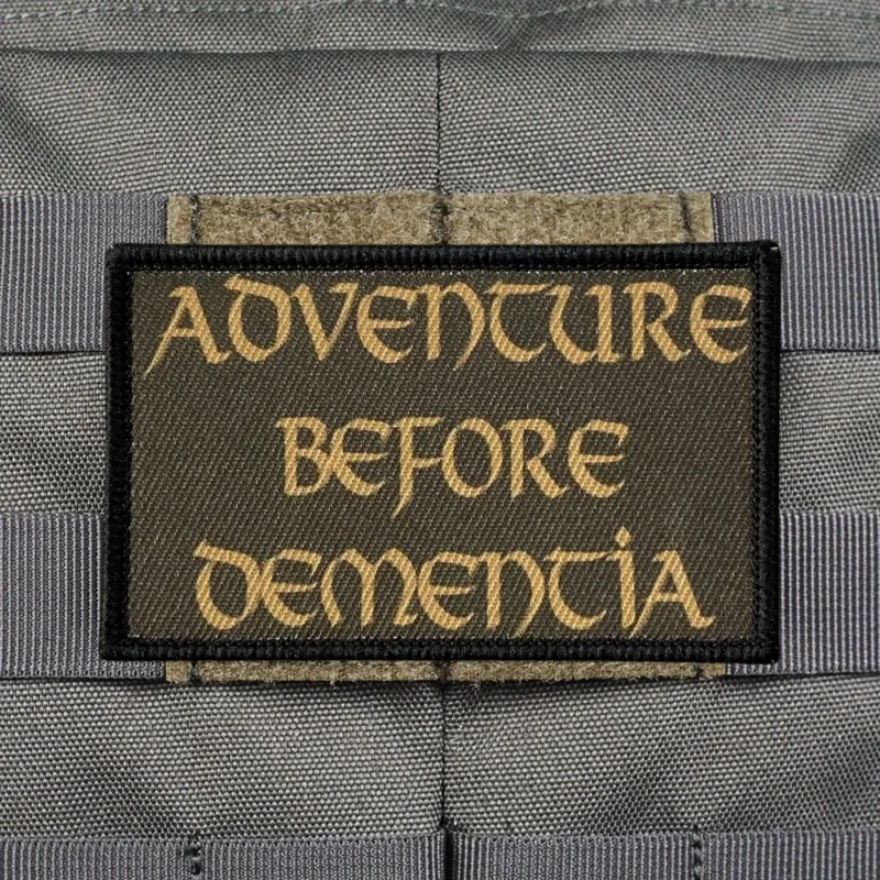 Parche táctico Adventure Before Dementia para brazalete con velcro - imagen 4