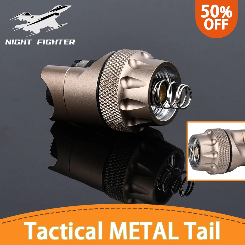 Interruptor de presión metálico para linterna Surefir M300 M600