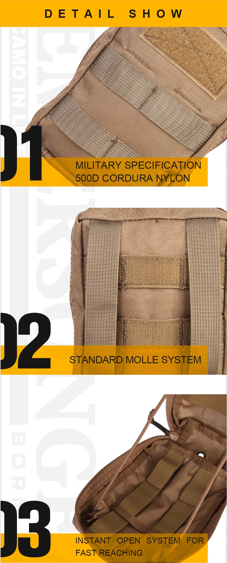 Detalle del sistema MOLLE