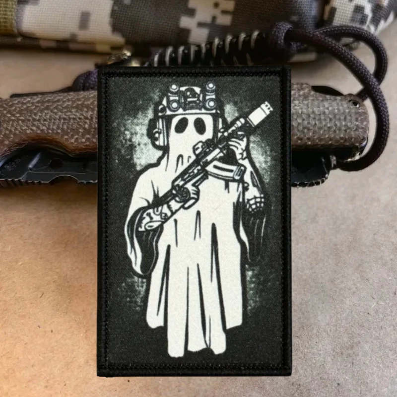 Parche táctico velcro Ghost Sniper GNBS para chaleco y mochila - imagen 4