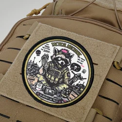Parche táctico insignia moral mecánico, gancho y bucle para mochila