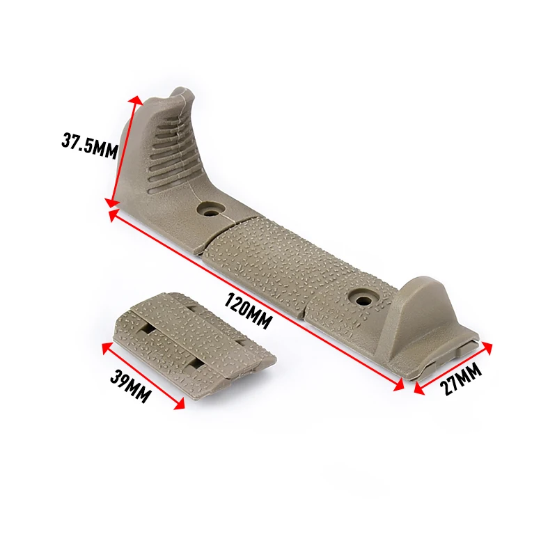 WADSN Protector de rail táctico para M-LOK y KeyMod - imagen 3