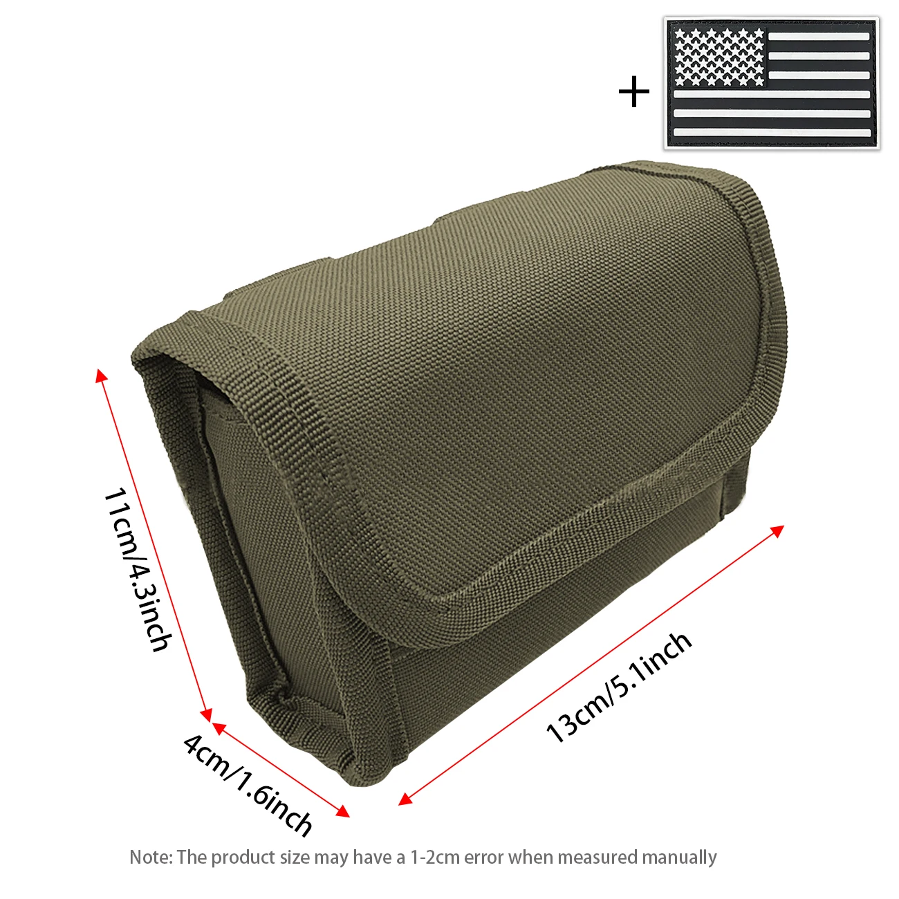 Bolsa de cintura táctica multiusos MOLLE con compartimentos rápido - imagen 3