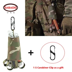 Soporte chemlight táctico con mosquetón – Bolsa MOLLE
