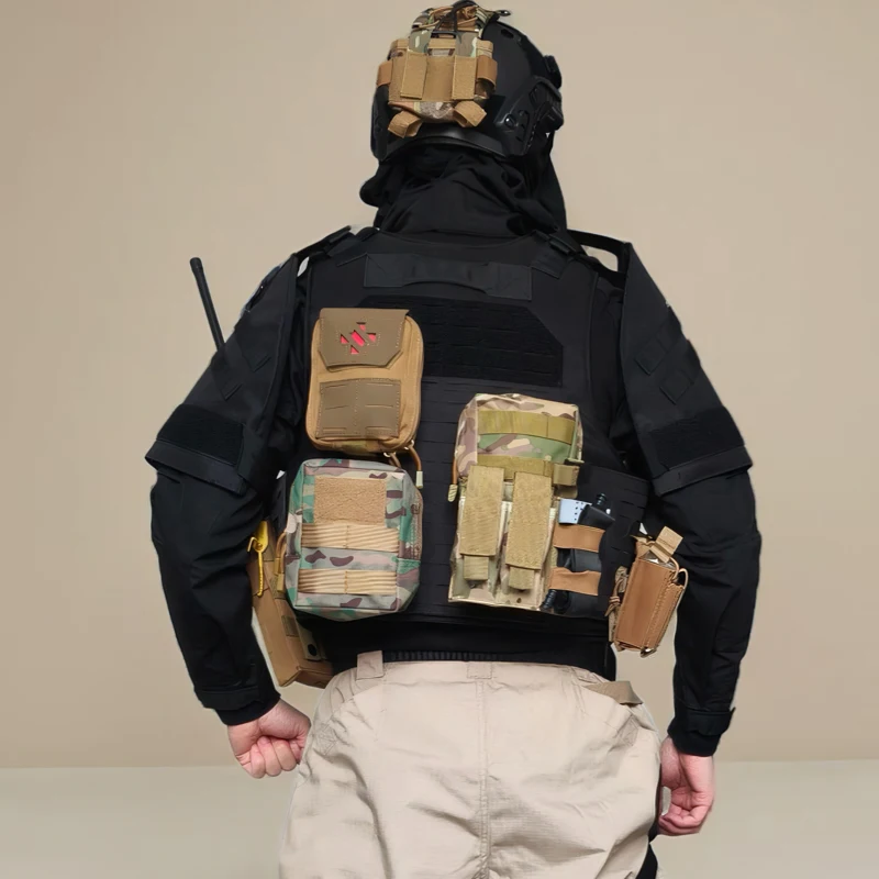 Chaleco táctico Koenig Ghost MOLLE para airsoft y entrenamiento - imagen 5