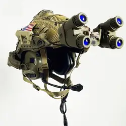 Casco táctico FAST Wargame Design con visor nocturno abatible