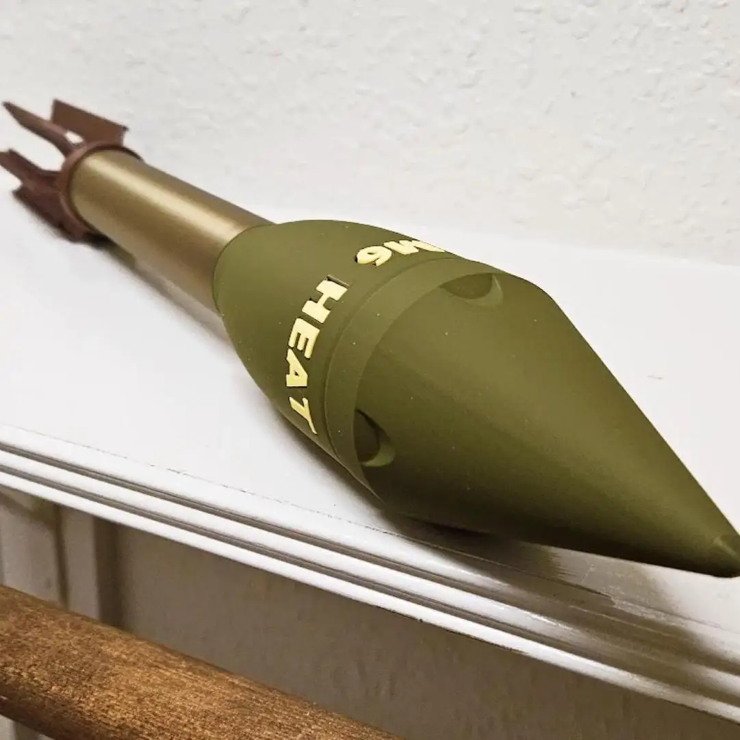 Bazooka de la Segunda Guerra Mundial, impresión 3D DIY decorativo