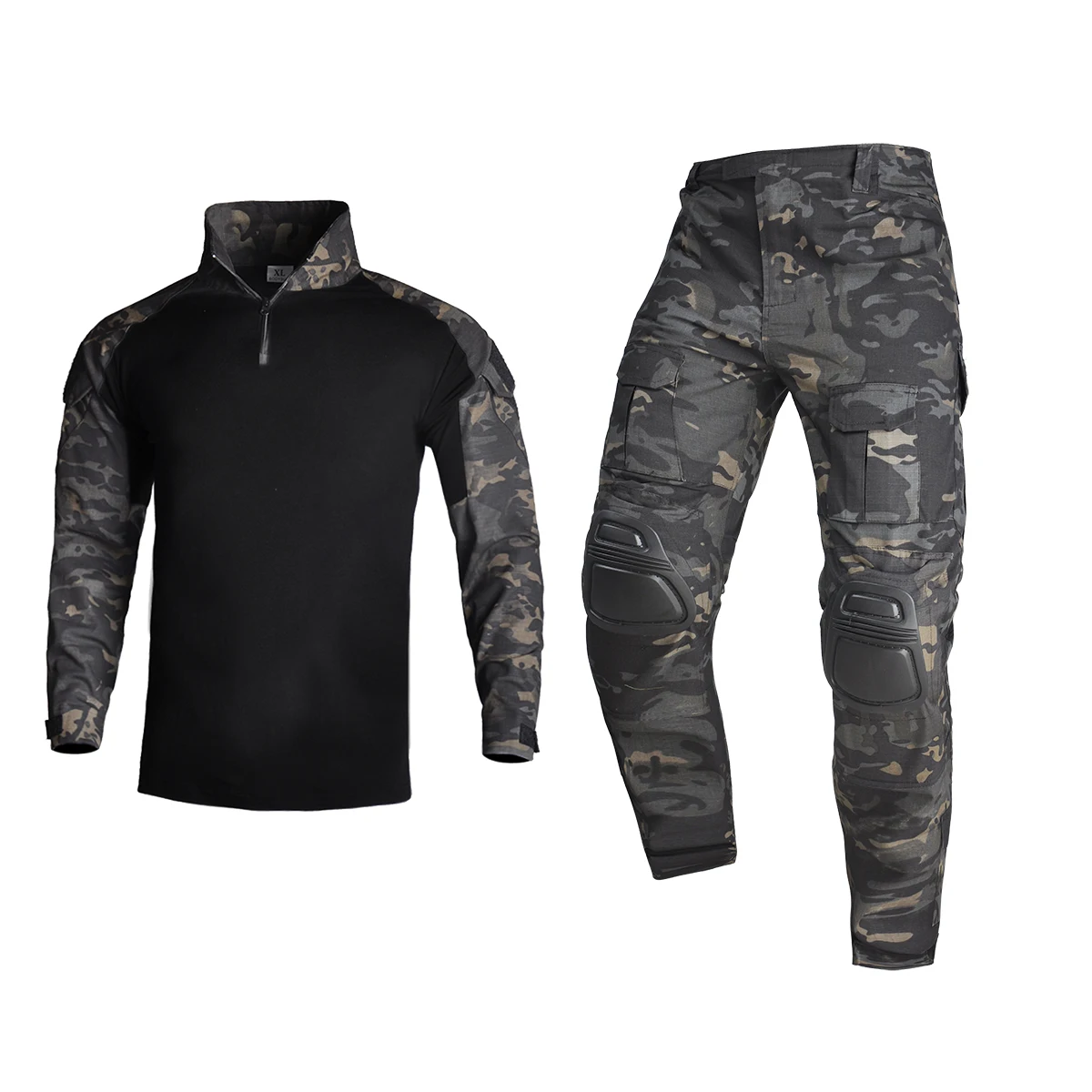 Uniforme táctico ripstop camuflaje multibolsillos para airsoft - imagen 5