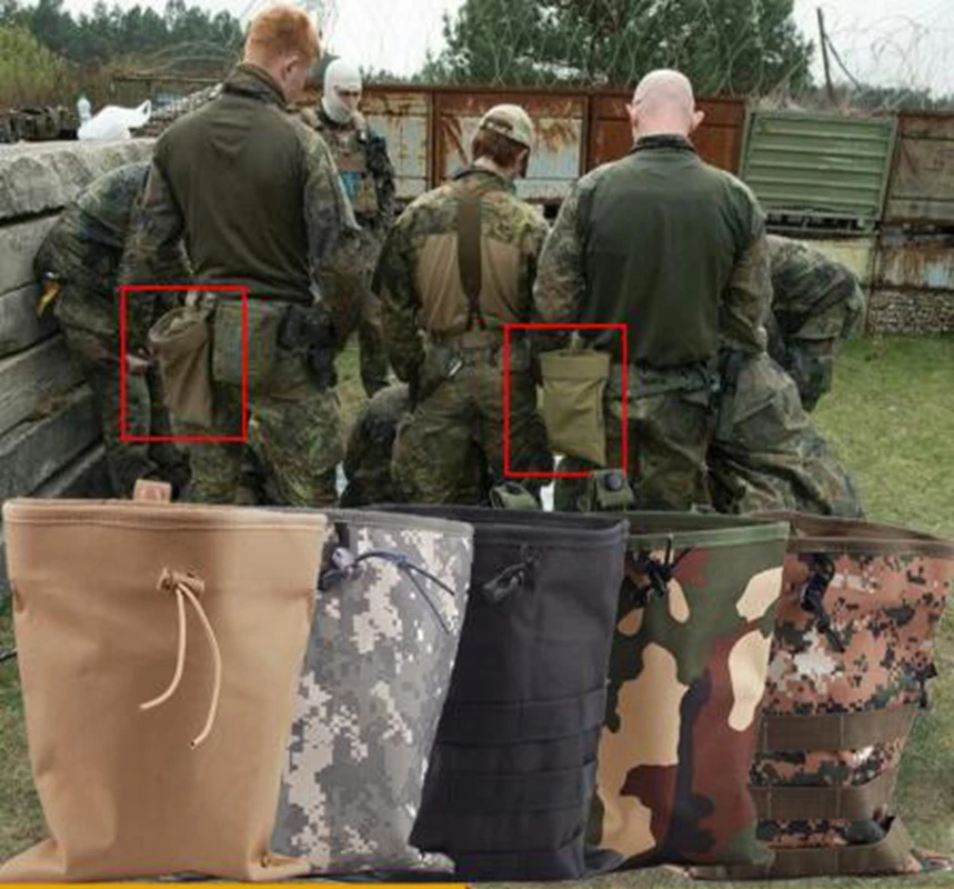 Bolsa táctica REDHUNT vista lateral con acabados