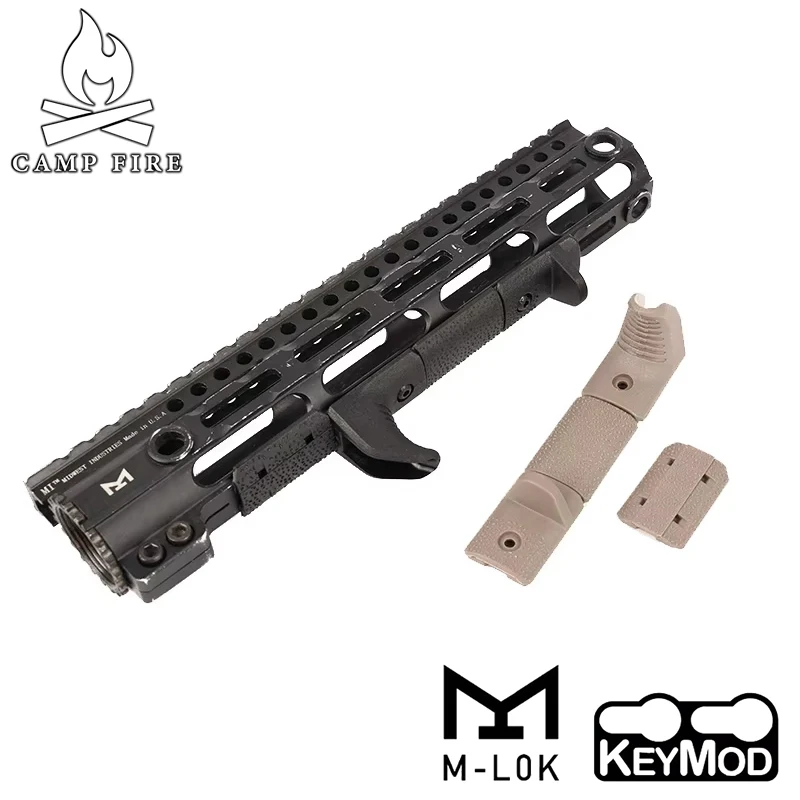 Protector táctico riel M-LOK perfil bajo con empuñadura nylon - imagen 3