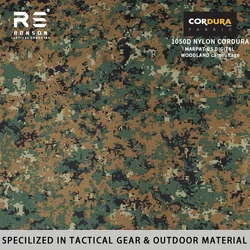Tela Cordura táctica impermeable MARPAT nailon Oxford PU