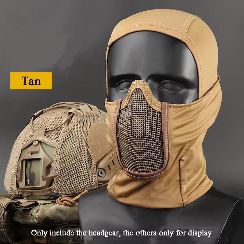 Pasamontañas protección facial malla acero – Táctico Ninja - imagen 5