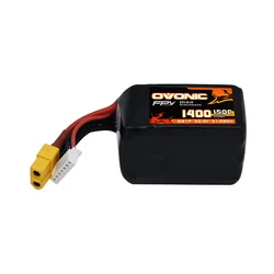 Batería Lipo OVONIC 1400mAh 6S 22.2V 150C XT60 para dron de carreras