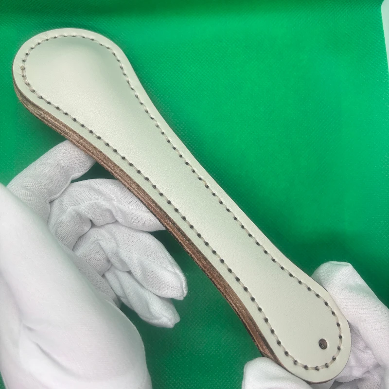 Clapper de defensa y fitness de cuero cosido a mano con plomo - imagen 3