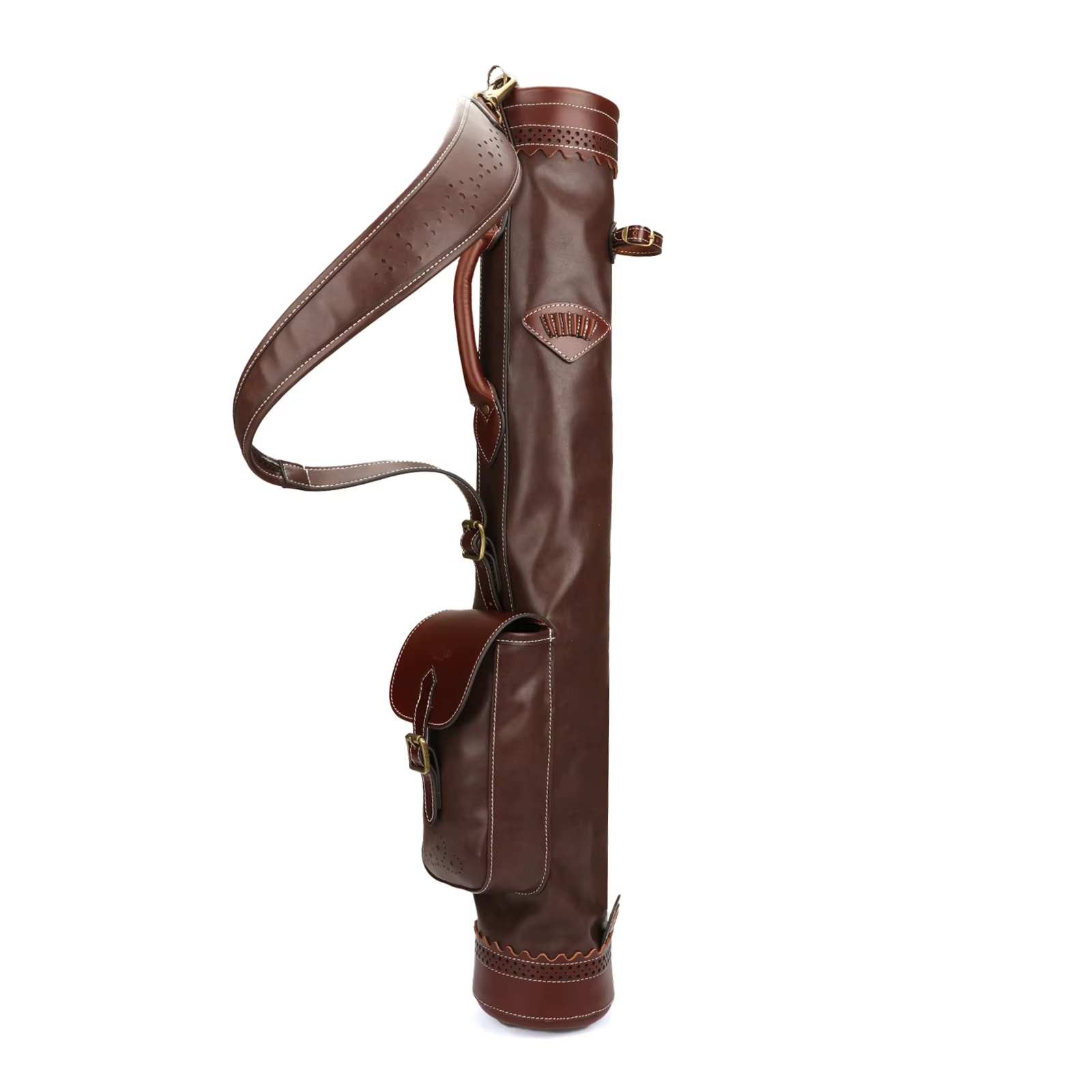 Tourbon funda de golf microfibra estilo lápiz vintage marrón exterior - imagen 4