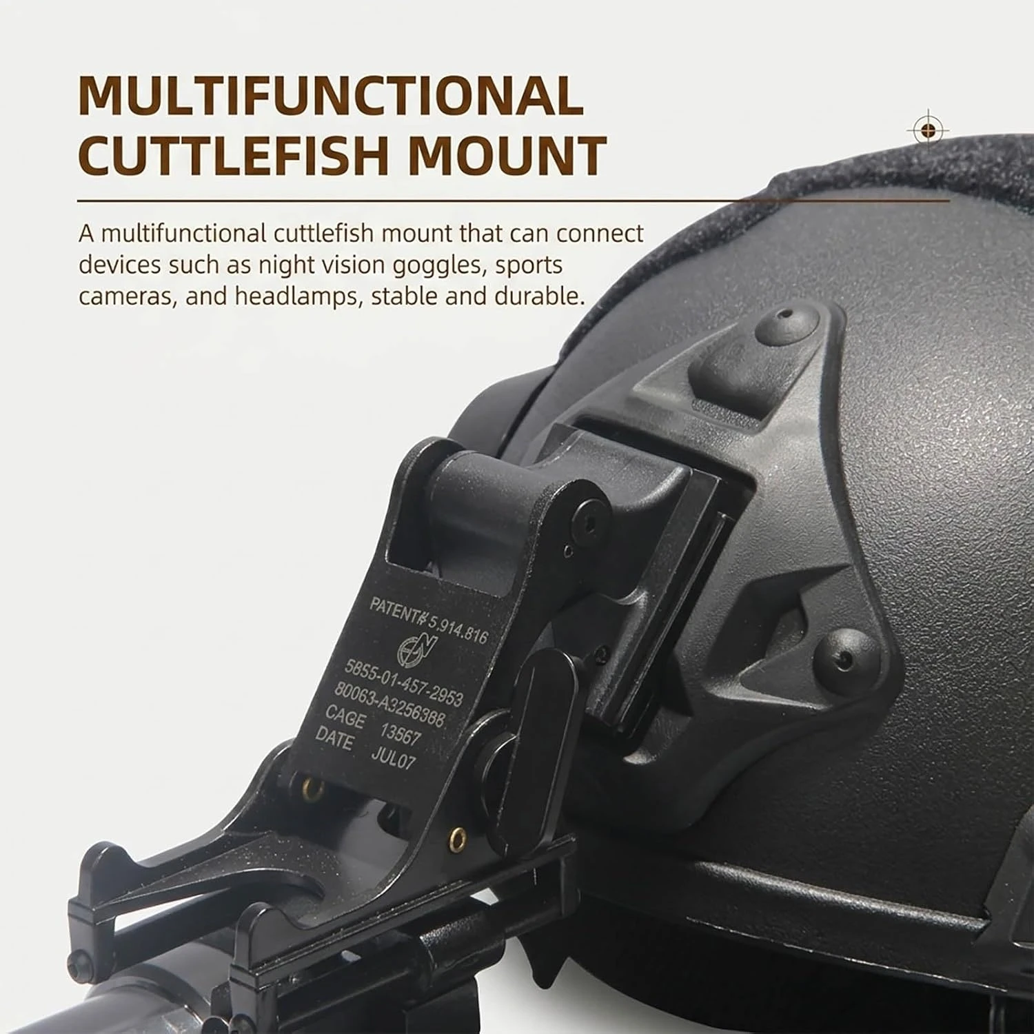 Casco táctico MICH para airsoft con NVG y luz de señalización - imagen 5