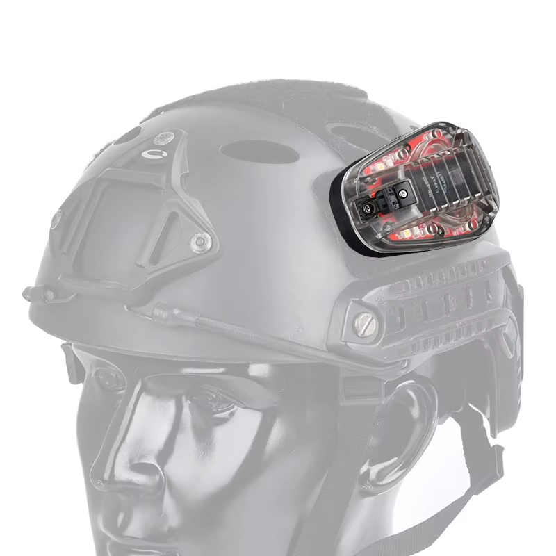 WADSN Linterna táctica impermeable LED casco supervivencia estroboscópica