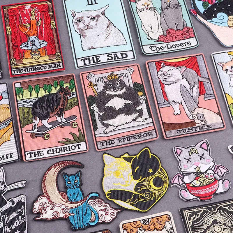 Parche de Tarot de gato - detalle