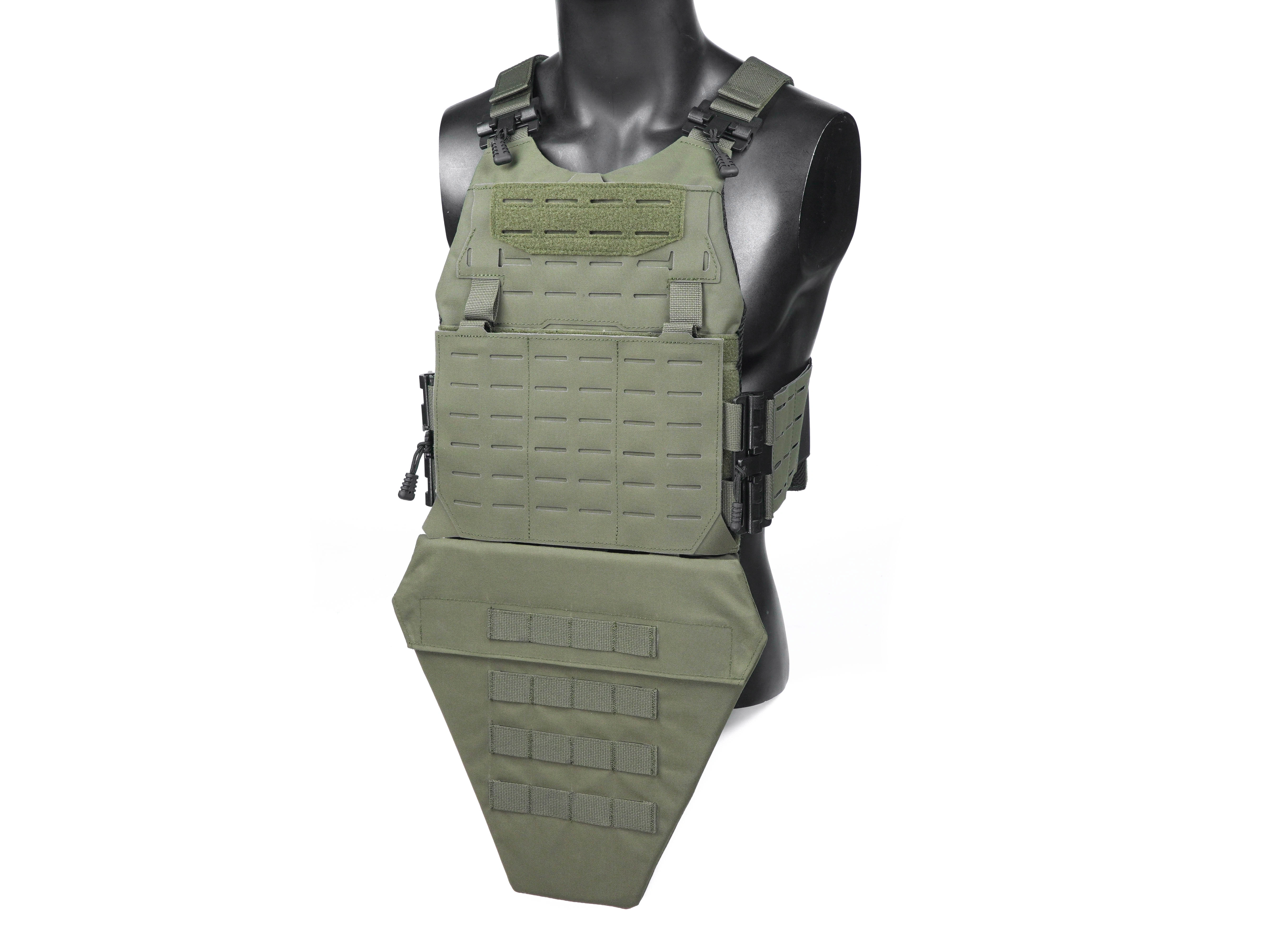 DMGear Chaleco táctico Airsoft con placa liberación rápida Molle