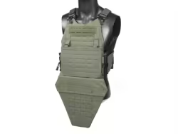 DMGear Chaleco táctico Airsoft con placa liberación rápida Molle