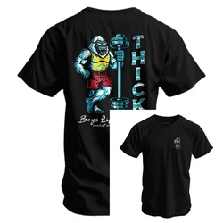 Thick Boys Lifting Club Camiseta táctica de algodón militar