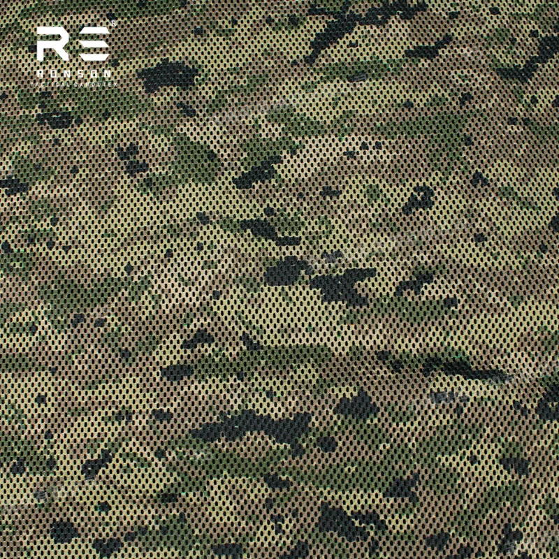 Tela táctica camuflaje CADPAT MT Woodland poliéster malla