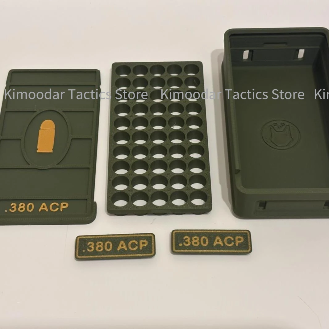 Caja de munición .380 ACP impresa en 3D para colección - imagen 2