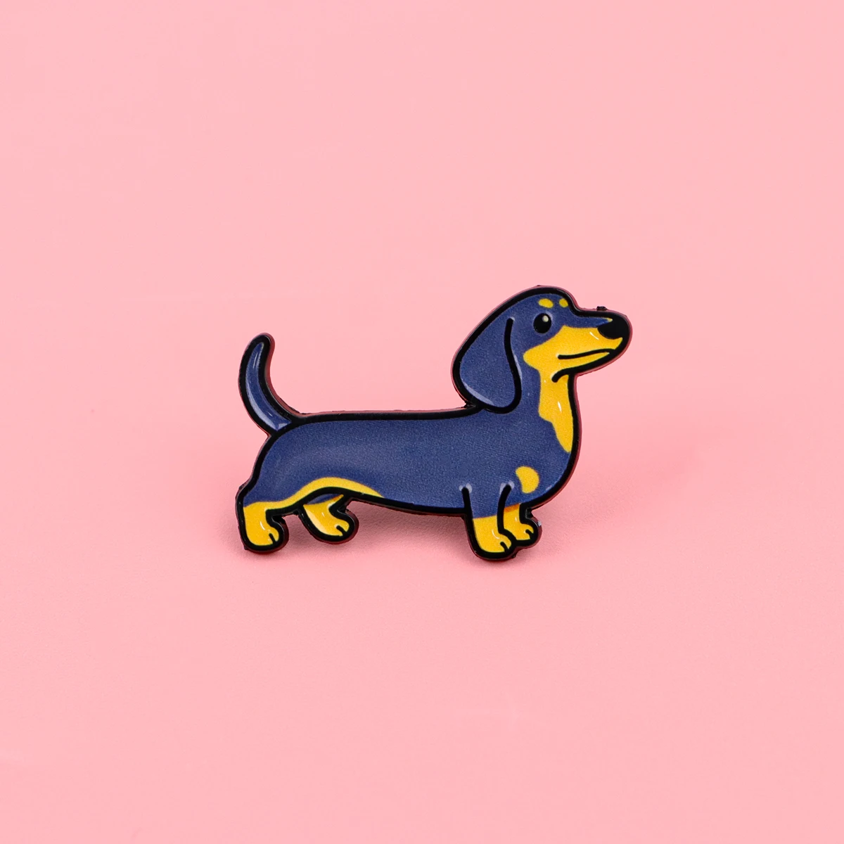 Pin táctico perro salchicha esmaltado solapa mochila sombrero insignia - imagen 5