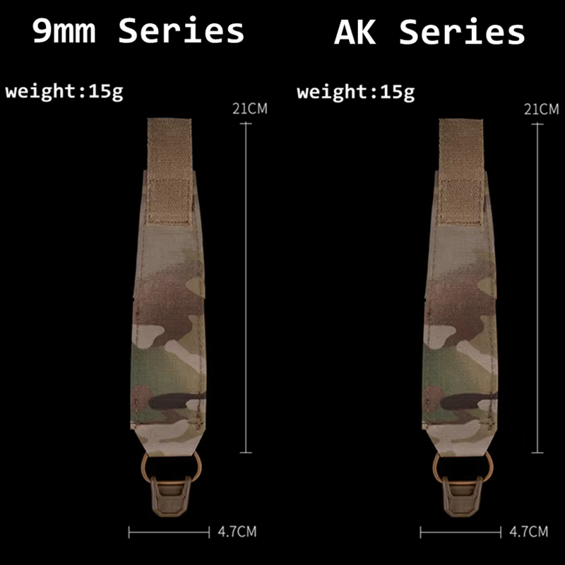 Funda táctica para cargadores 5,56/7,62/9mm/.45acp con tapa rápida V2 - imagen 3