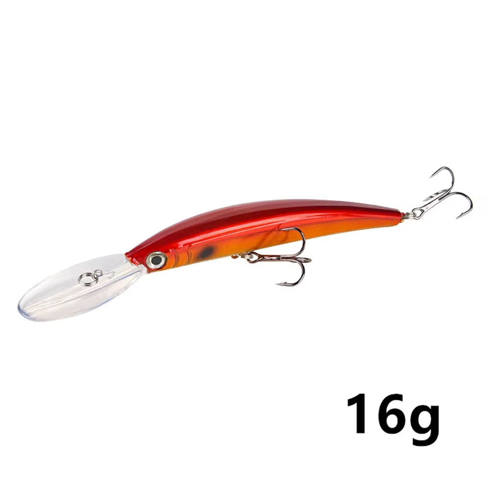 Señuelo minnow crankbait artificial – Lubina, carpa, lucio - imagen 3