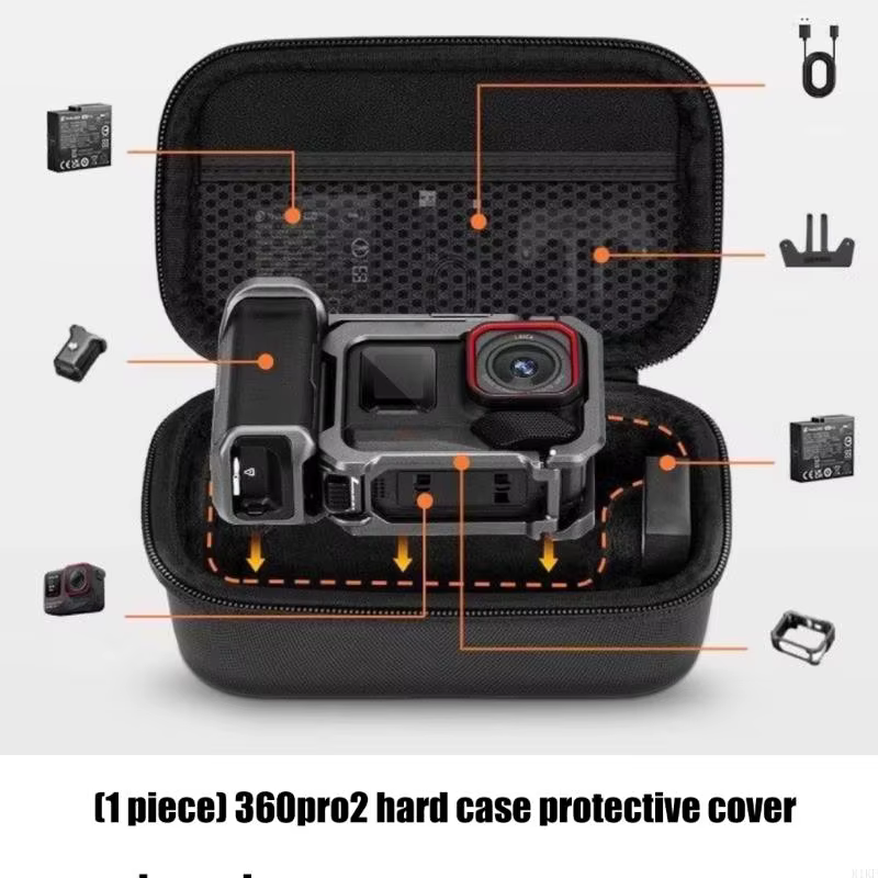 Estuche impermeable piel sintética para cámara 360 con marco ligero - imagen 5