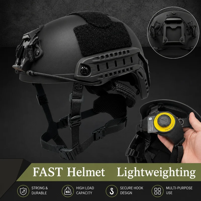 Casco táctico FAST 3.0 ABS ligero con suspensión ajustable - imagen 3