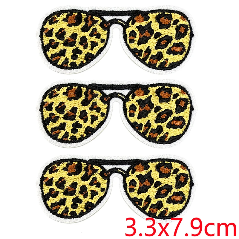 Parche termoadhesivo bordado leopardo corazón – para ropa - imagen 5
