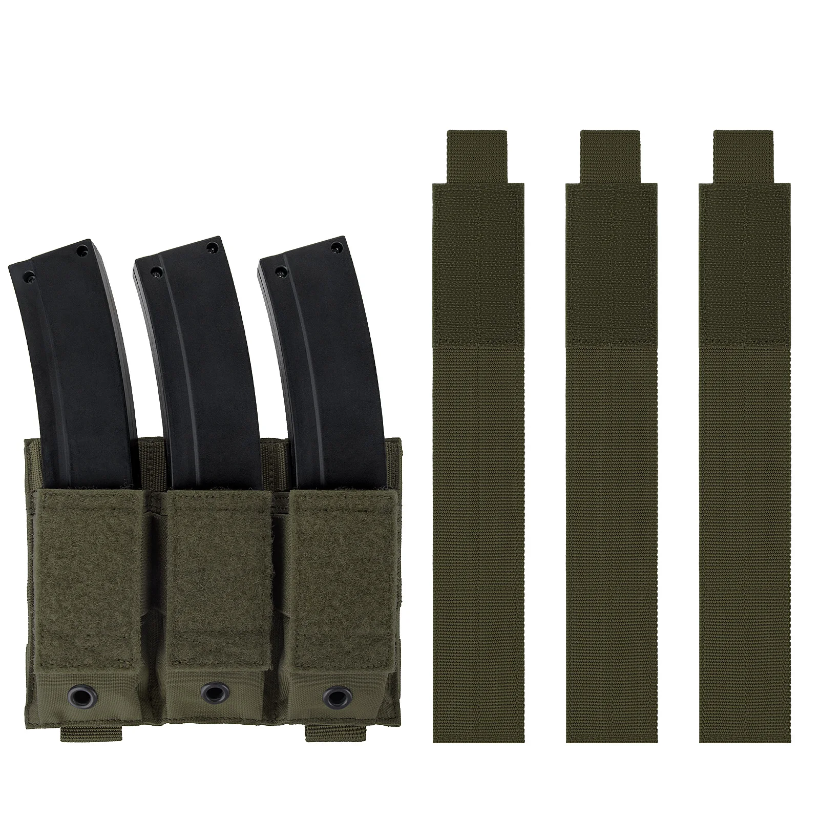 KRYDEX porta-cargadores MOLLE 9 mm para pistola - imagen 3