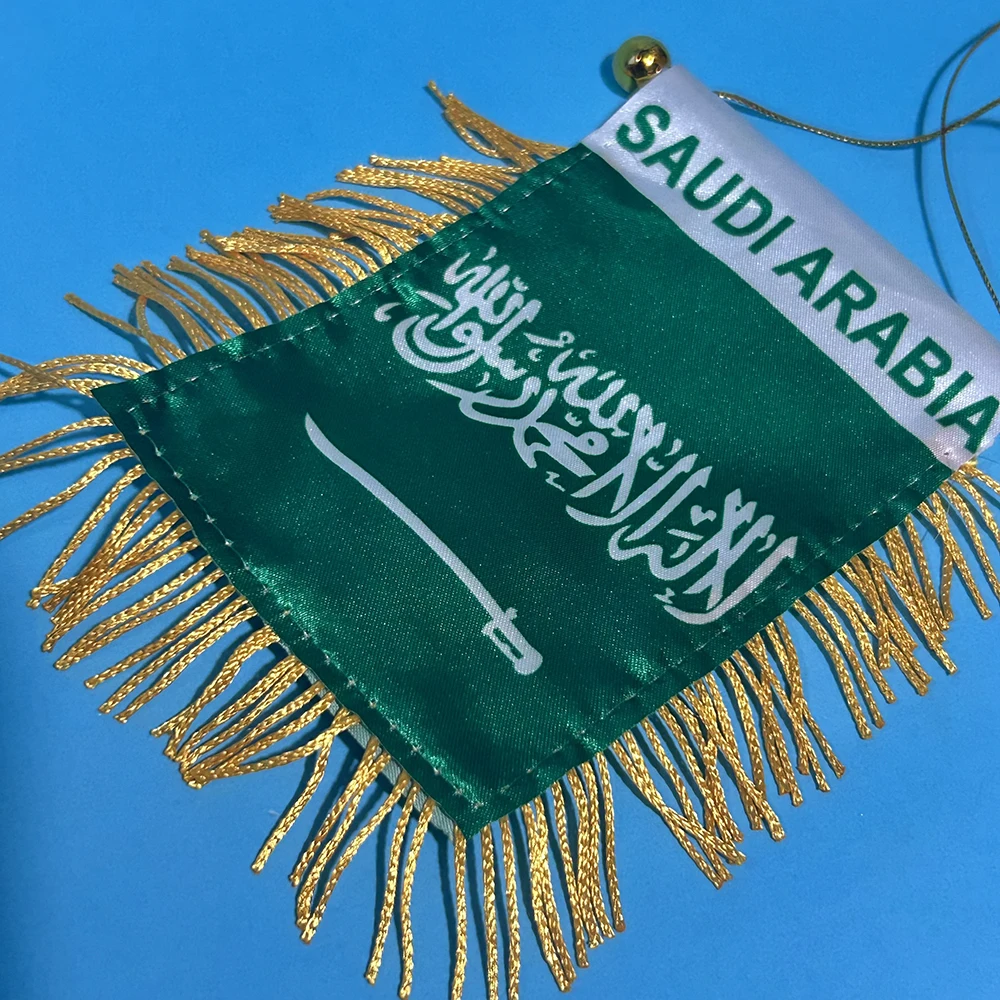 Bandera para ventana de coche Arabia Saudita doble cara - imagen 2