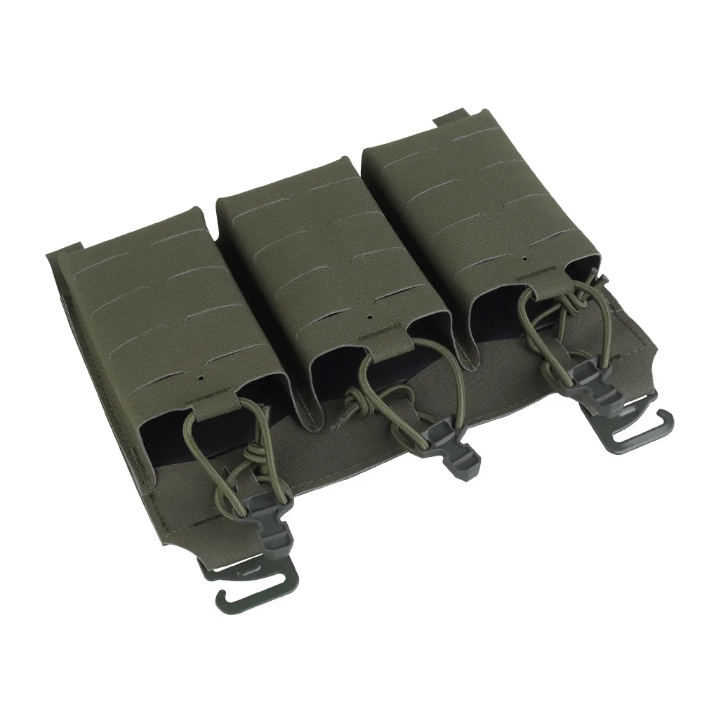 Portacargadores MOLLE Triple Abierto para Fusil con Elástico - imagen 3