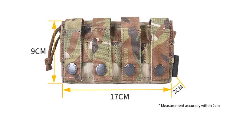 Paleta de colores disponibles para la bolsa Emersongear