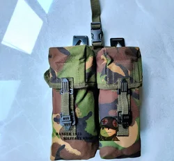 Bolsa doble porta-cargadores M16 G3 táctica con fijación MOLLE