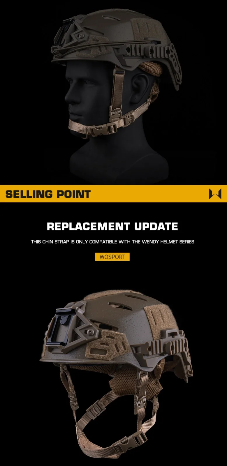 Instalación en casco FAST MICH con configuración táctica