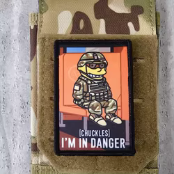 Parche táctico de meme divertido con velcro para mochilas