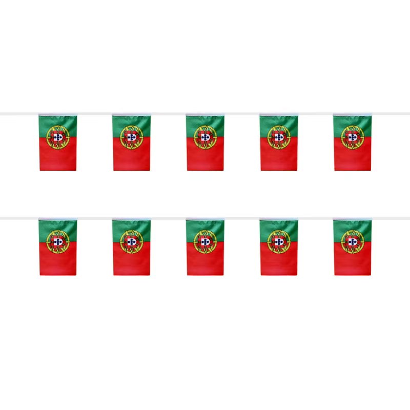 Banderines Portugal para guirnalda en fiestas y festivales - imagen 2