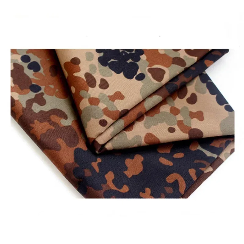 Tela camuflaje desierto sarga algodón poliéster color café para DIY - imagen 5