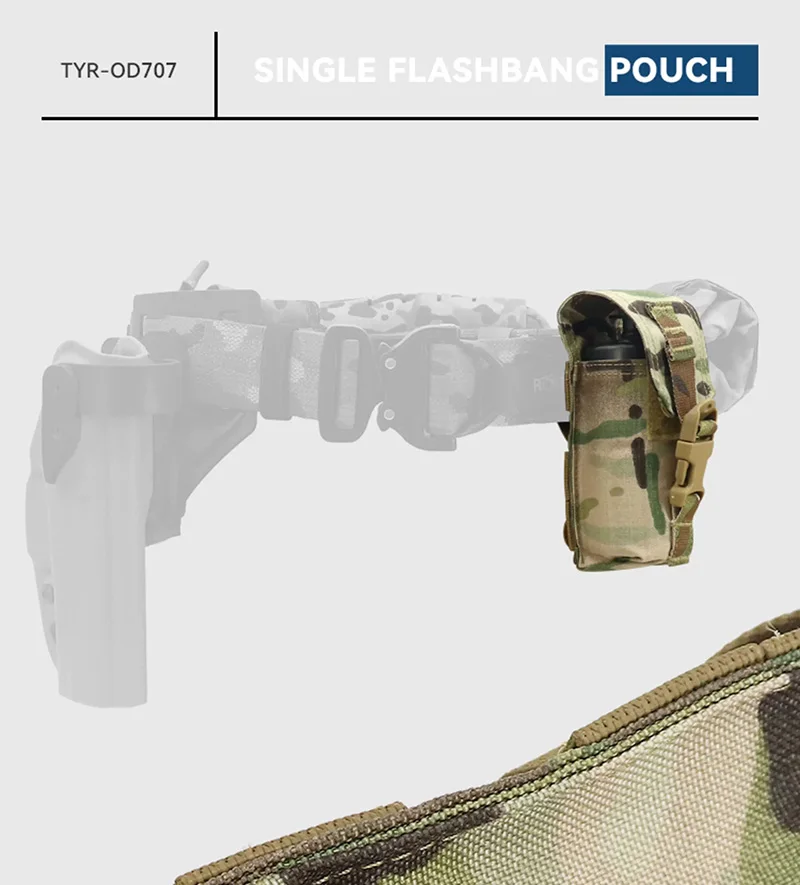 Bolsa táctica individual multiusos para flashbang y equipo EDC