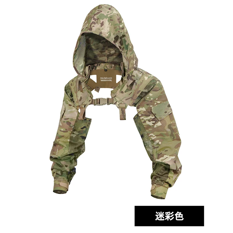 Traje de combate transpirable camuflaje tipo Frog para chaleco táctico