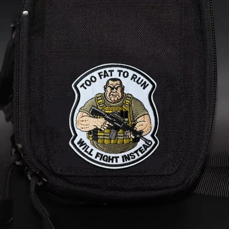Parche táctico bordado con velcro gancho y bucle para mochila - imagen 2