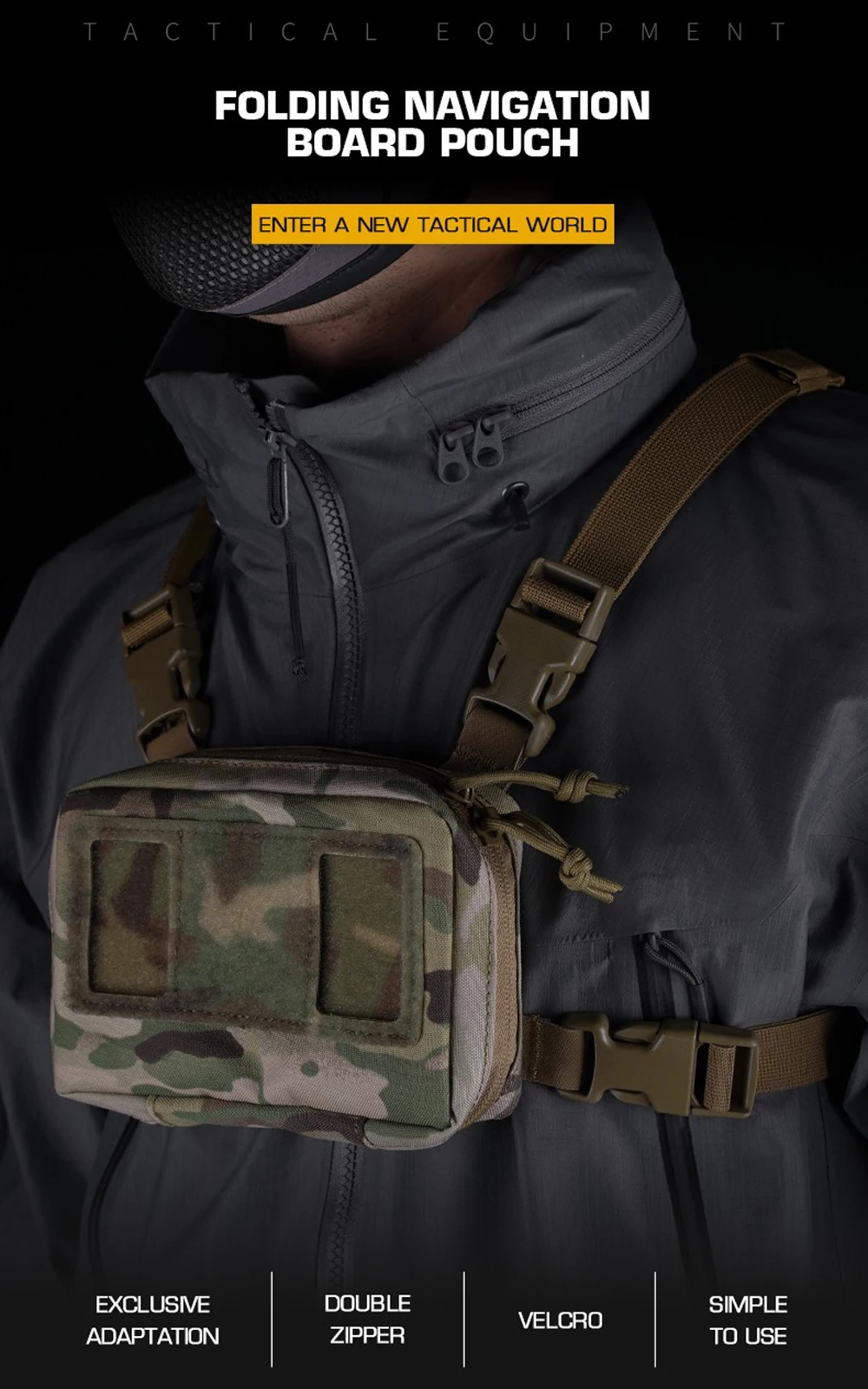 Bolsa plegable abierta mostrando el interior
